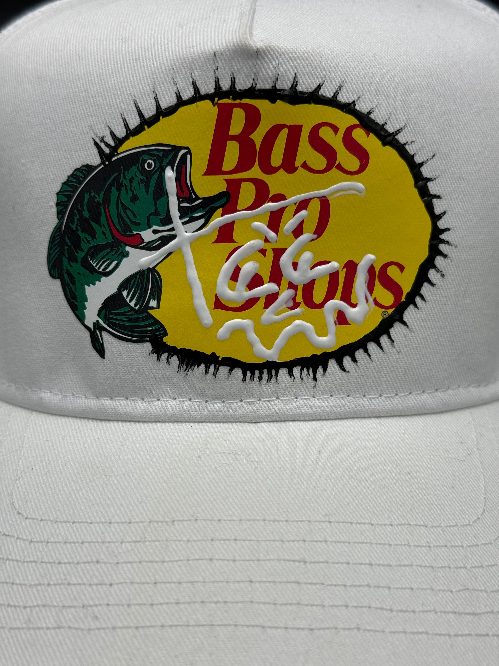 1/1 HAND EMBELLISHED CARVER x BASS PRO SNAP BACK