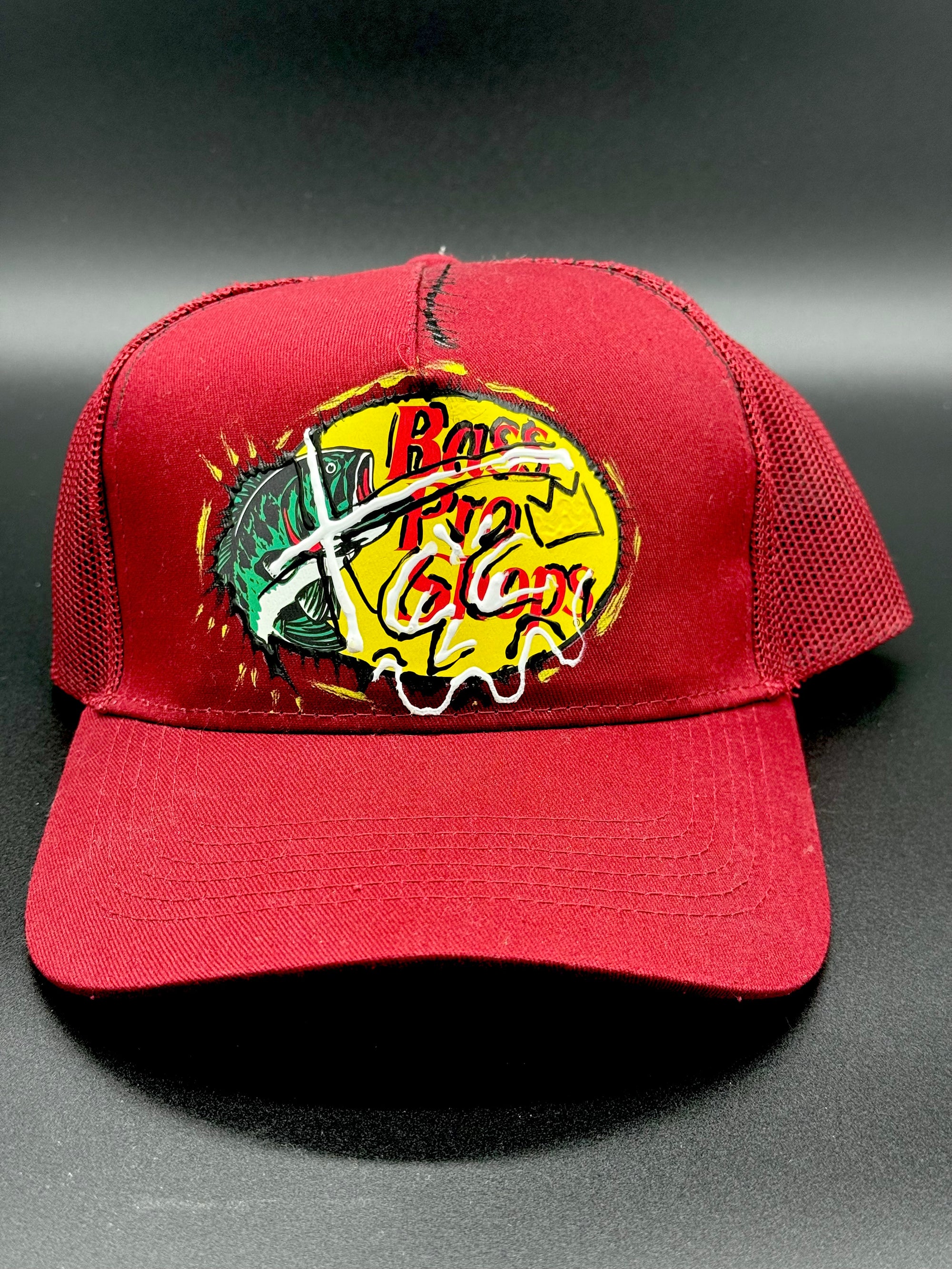 1/1 HAND EMBELLISHED CARVER x BASS PRO SNAP BACK