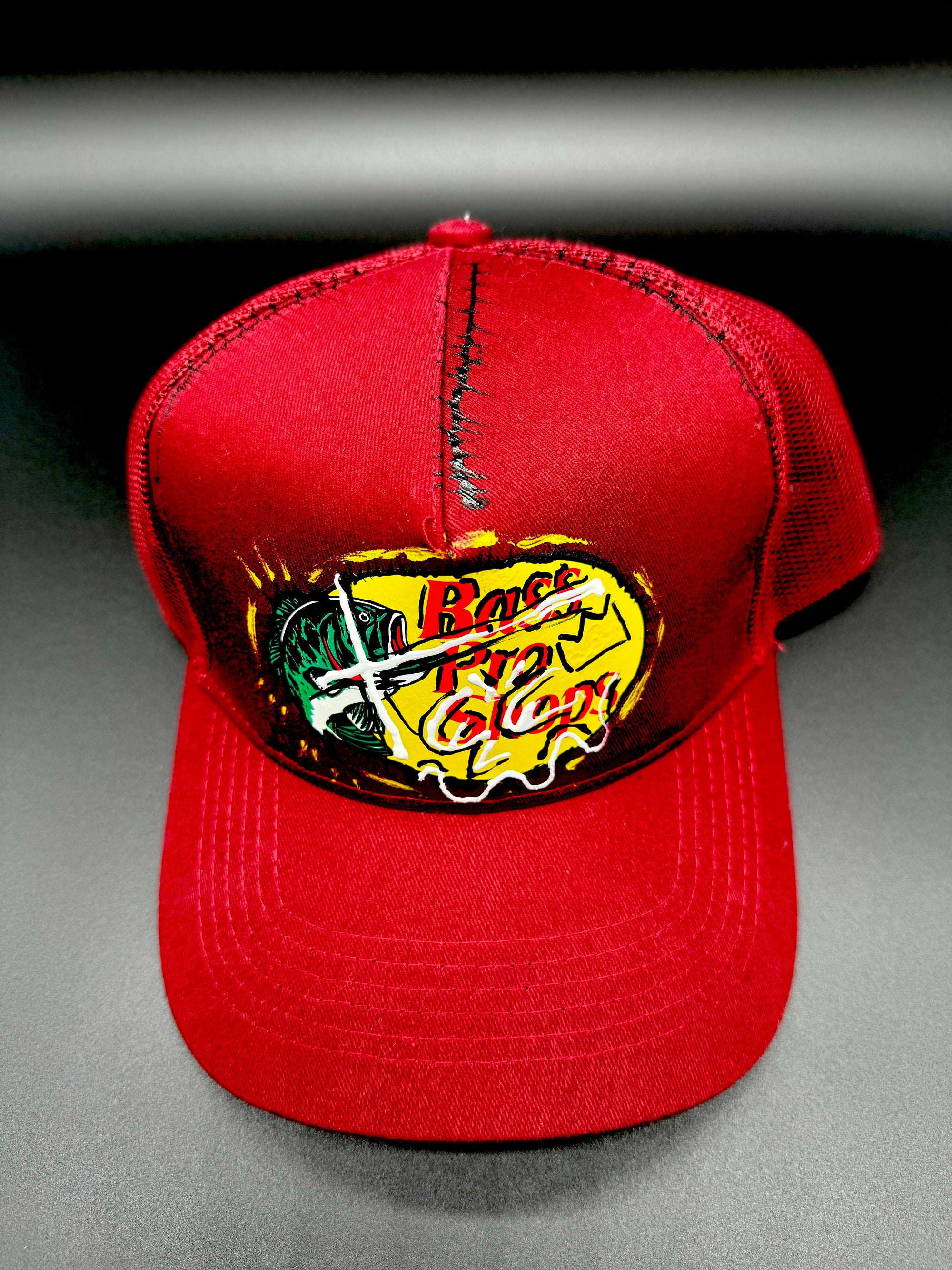 1/1 HAND EMBELLISHED CARVER x BASS PRO SNAP BACK